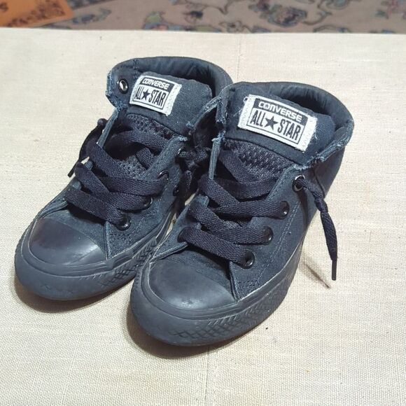 Converse CT Street Cab Mid Black Mono - Picture 2 of 9